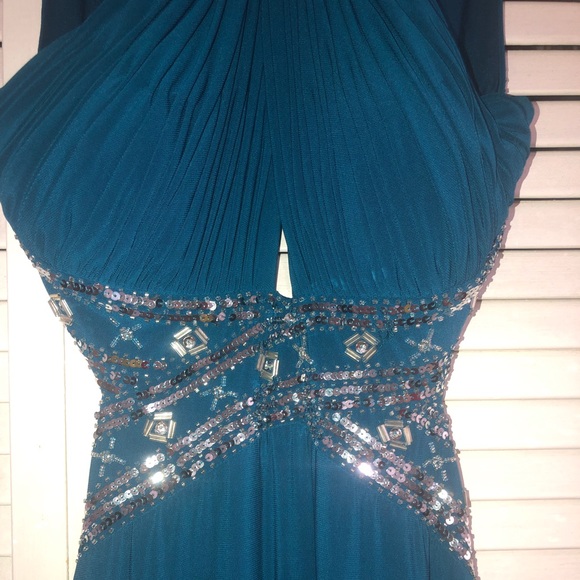 Blue Prom Dress - Picture 3 of 8